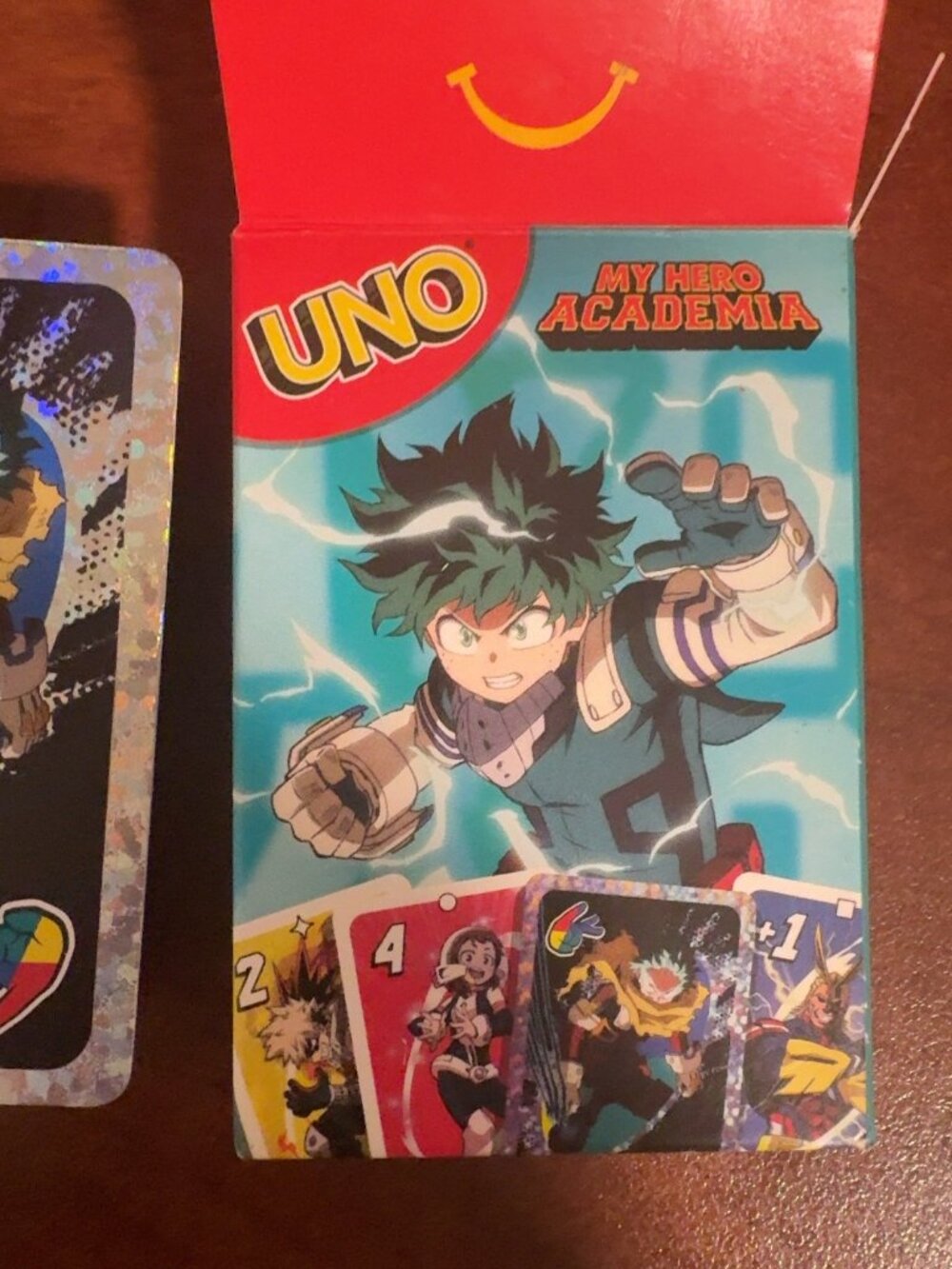 2026 McDonald’s My Hero Academia UNO Cards + Holographic Shigaraki Anime